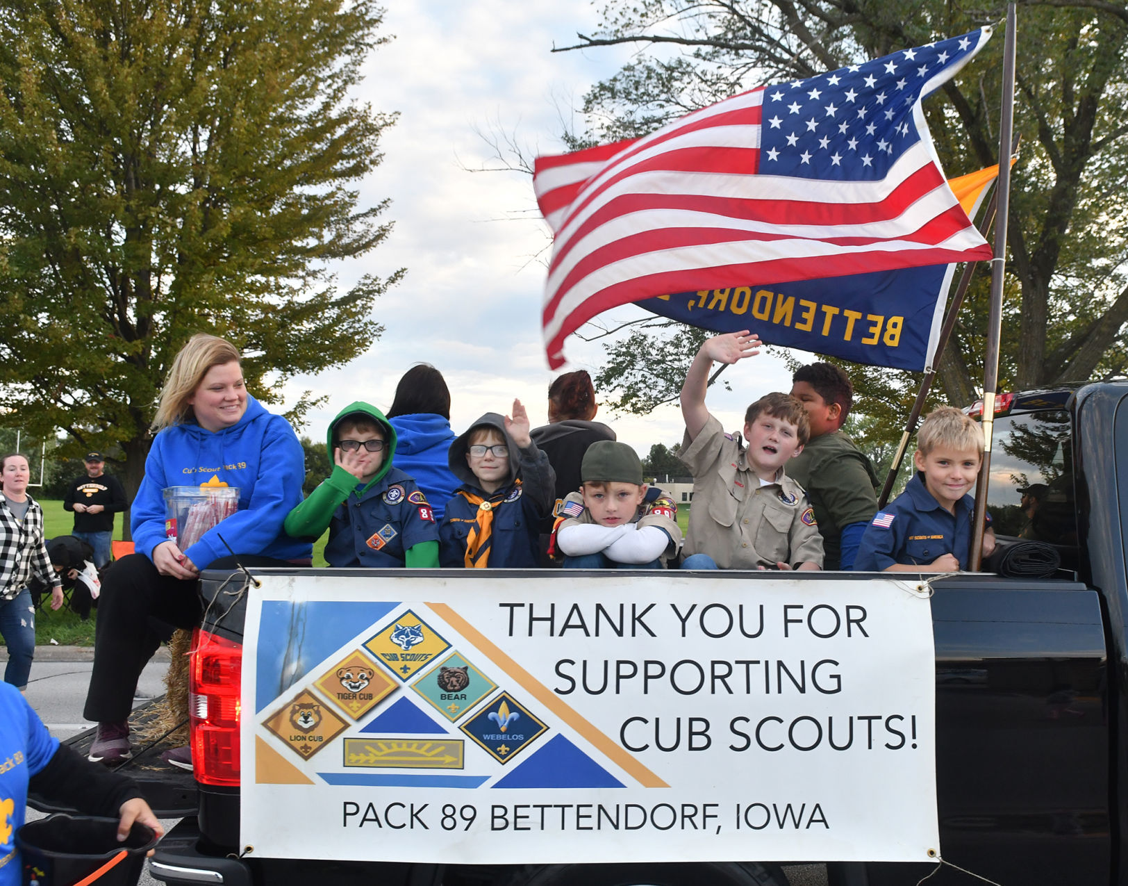 Bettendorf High School homecoming parade.
